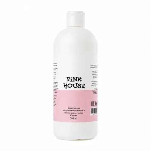 Средство для обезжиривания и снятия липкого слоя Cleaner Pink House 500 мл-img-0