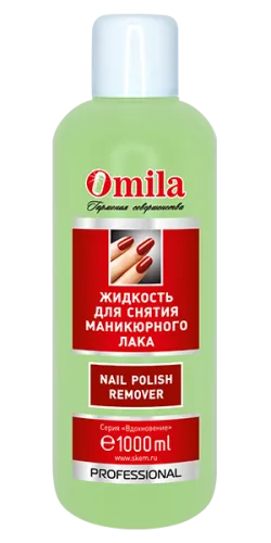 Жидкость для снятия лака без ацетона Omila "Нежность" 1000мл-img-0