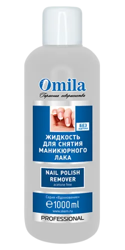 Жидкость для снятия лака без ацетона Omila "Айсберг"  1000мл-img-0