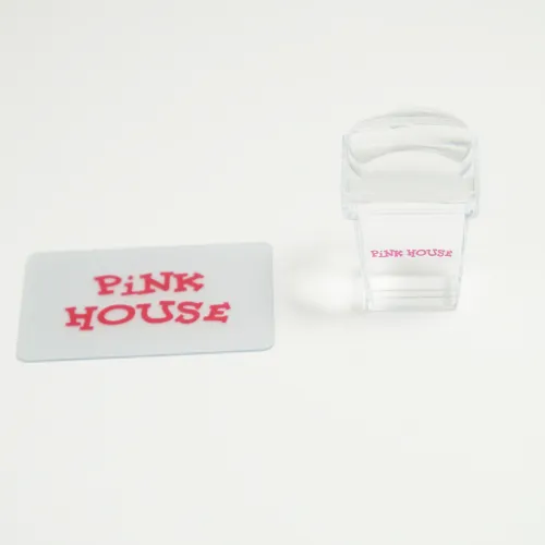 Штамп для стемпинга мини прозрачный высокий pink house РНО6-img-1