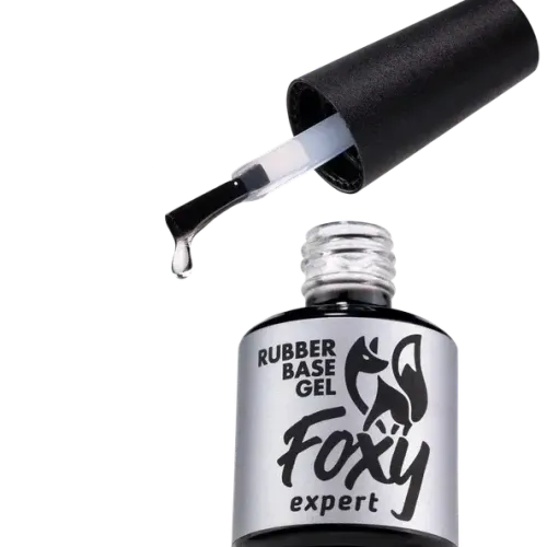Foxy Каучуковое базовое покрытие (Rubber base gel), 15 ml-img-0