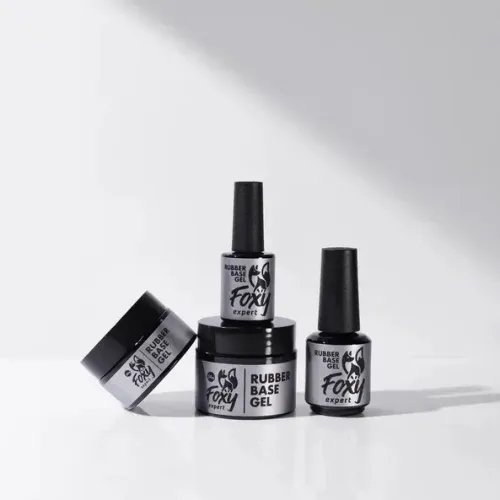 Foxy Каучуковое базовое покрытие (Rubber base gel), 30 ml-img-0