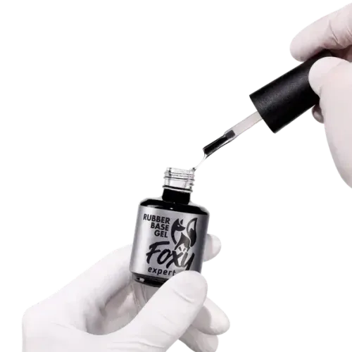 Foxy Каучуковое базовое покрытие (Rubber base gel), 10 ml-img-1
